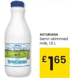 Eroski ASTURIANA Semi-skimmed milk oferta