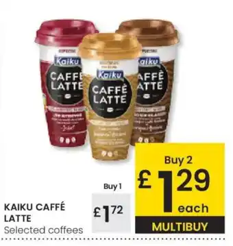 Eroski KAIKU CAFFÉ LATTE oferta