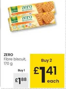 Eroski ZERO Fibre biscuit oferta