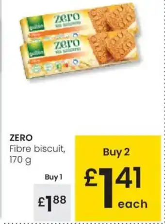 Eroski ZERO Fibre biscuit oferta