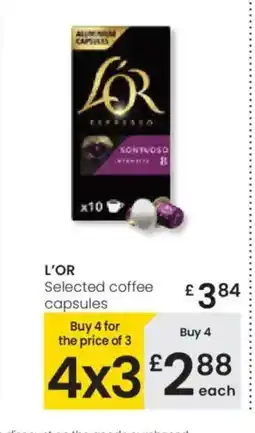 Eroski L'OR Selected coffee capsules oferta