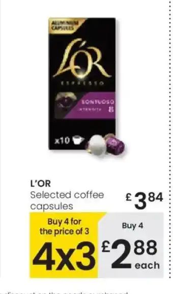 Eroski L'OR Selected coffee capsules oferta