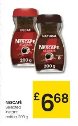 Eroski NESCAFÉ Selected instant coffee oferta
