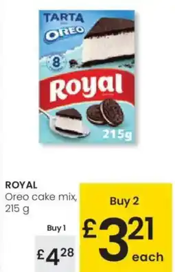 Eroski ROYAL Oreo cake mix oferta