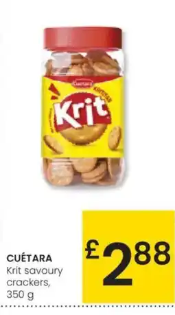 Eroski CUÉTARA Krit savoury crackers 350 g oferta