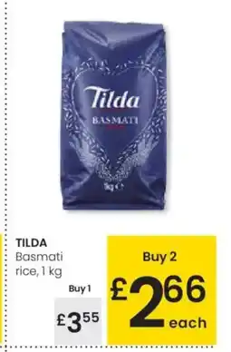 Eroski TILDA Basmati rice oferta