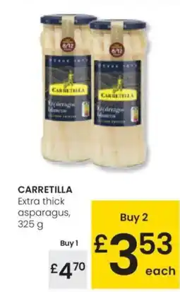 Eroski CARRETILLA Extra thick asparagus oferta