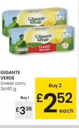 Eroski GIGANTE VERDE Sweet corn oferta