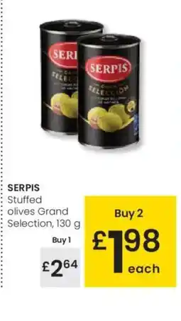 Eroski SERPIS Stuffed olives Grand Selection oferta