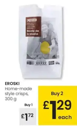 Eroski EROSKI Home-made style crisps oferta