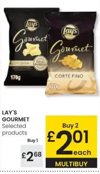 Eroski LAY'S GOURMET Selected products oferta