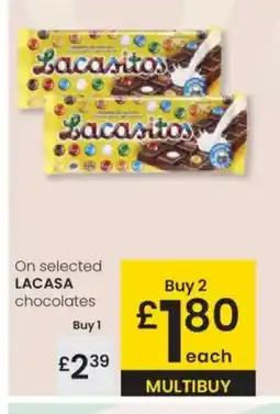 Eroski LAcASA On selected chocolates oferta