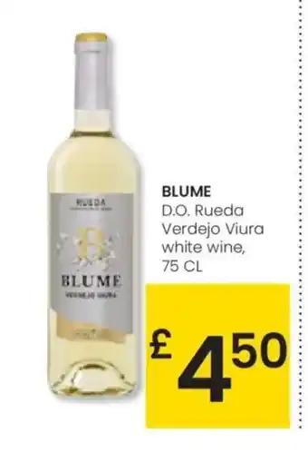 Eroski BLUME D.O. Rueda Verdejo Viura white wine oferta