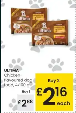 Eroski ULTIMA Chicken- flavoured dog food oferta