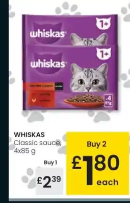 Eroski WHISKAS Classic sauce oferta