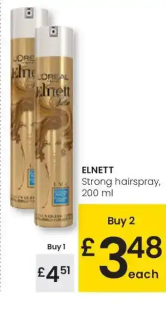 Eroski ELNETT Strong hairspray oferta