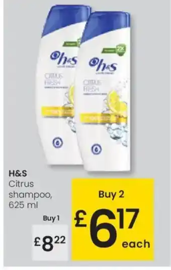 Eroski H&S Citrus shampoo oferta