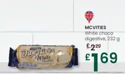 Eroski MCVITIES White choco digestive oferta