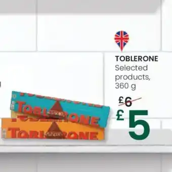 Eroski TOBLERONE Selected products oferta