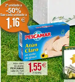 Plenus Supermercados Pescamar - atún claro en aceite de girasol oferta