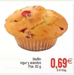 Plenus Supermercados Muffin iogur y arandos oferta