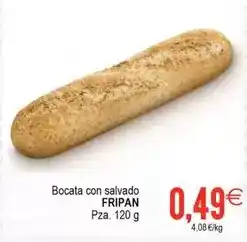 Plenus Supermercados Fripan - bocata con salvado oferta