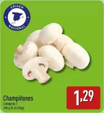 ALDI Origen - champiñones oferta