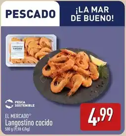 ALDI Langostino cocido oferta