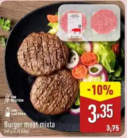 ALDI Mixta - burger meat oferta