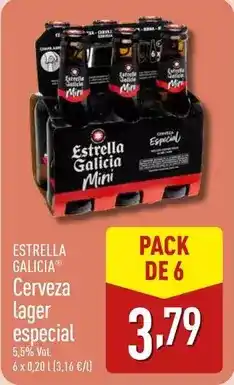 ALDI Estrella galicia - cerveza lager especial oferta
