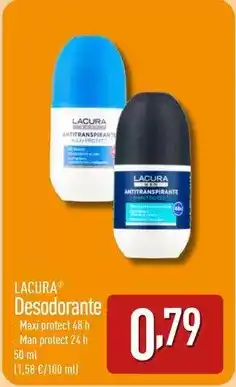 ALDI Lacura - desodorante oferta