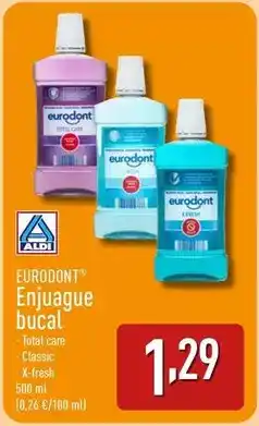 ALDI Eurodont - enjuague bucal oferta