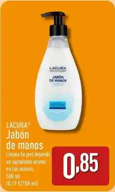 ALDI Lacura - jabon de manos oferta