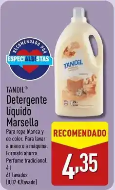 ALDI Tandil - detergente líquido marsella oferta