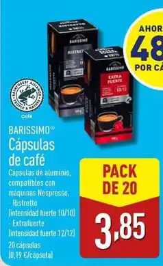 ALDI Nature - capsulas de cafe oferta