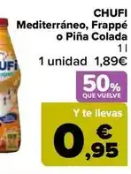 Carrefour Chufi - mediterráneo, frappé o piña colada oferta
