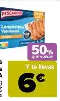 Carrefour Pescanova - langostinos cocidos o crudos oferta