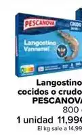 Carrefour Pescanova - langostinos cocidos o crudos oferta