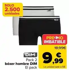 Carrefour Dim - pack 2 bóxer hombre oferta