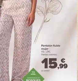 Carrefour Pantalón fluido mujer oferta