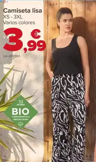 Carrefour Camiseta lisa oferta