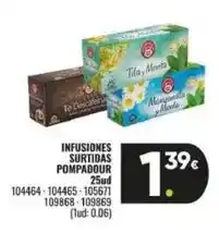 Family Cash Pompadour - infusiones surtidas oferta