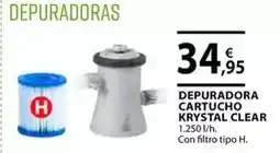 CMB Bricolage Depuradora cartucho krystal clear oferta