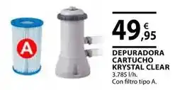 CMB Bricolage Depuradora cartucho krystal clear oferta