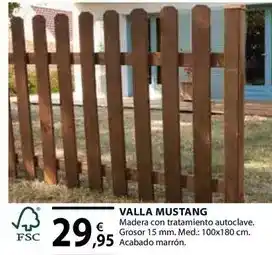 CMB Bricolage Mustang - valla oferta