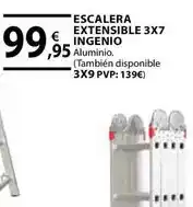 CMB Bricolage Escalera extensible 3x7 ingenio oferta