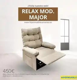HiperMueble Canarias Sillón relax con dos motores independientes oferta