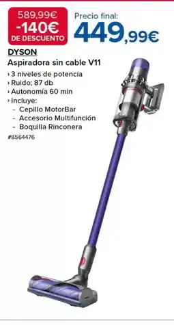 Costco Dyson - aspiradora sin cable v11 oferta