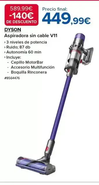 Costco Dyson - aspiradora sin cable v11 oferta