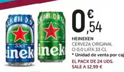 Comerco Cash & Carry HEINEKEN Cerveza original 0 0,0 oferta